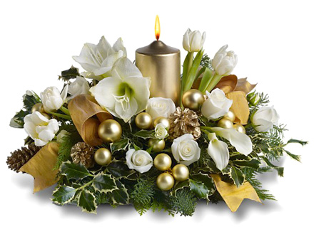 Golden Illuminations Virtual Holiday Centerpiece