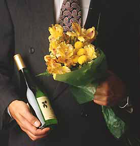 Wine and Flowers eCard